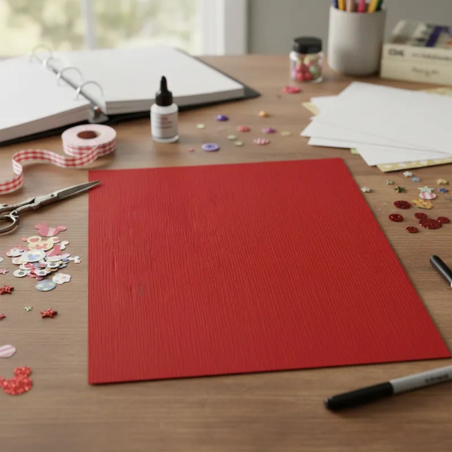 Fourz Cardstock Classic Red / Cartulina Color Rojo Clásico 30.5 cm