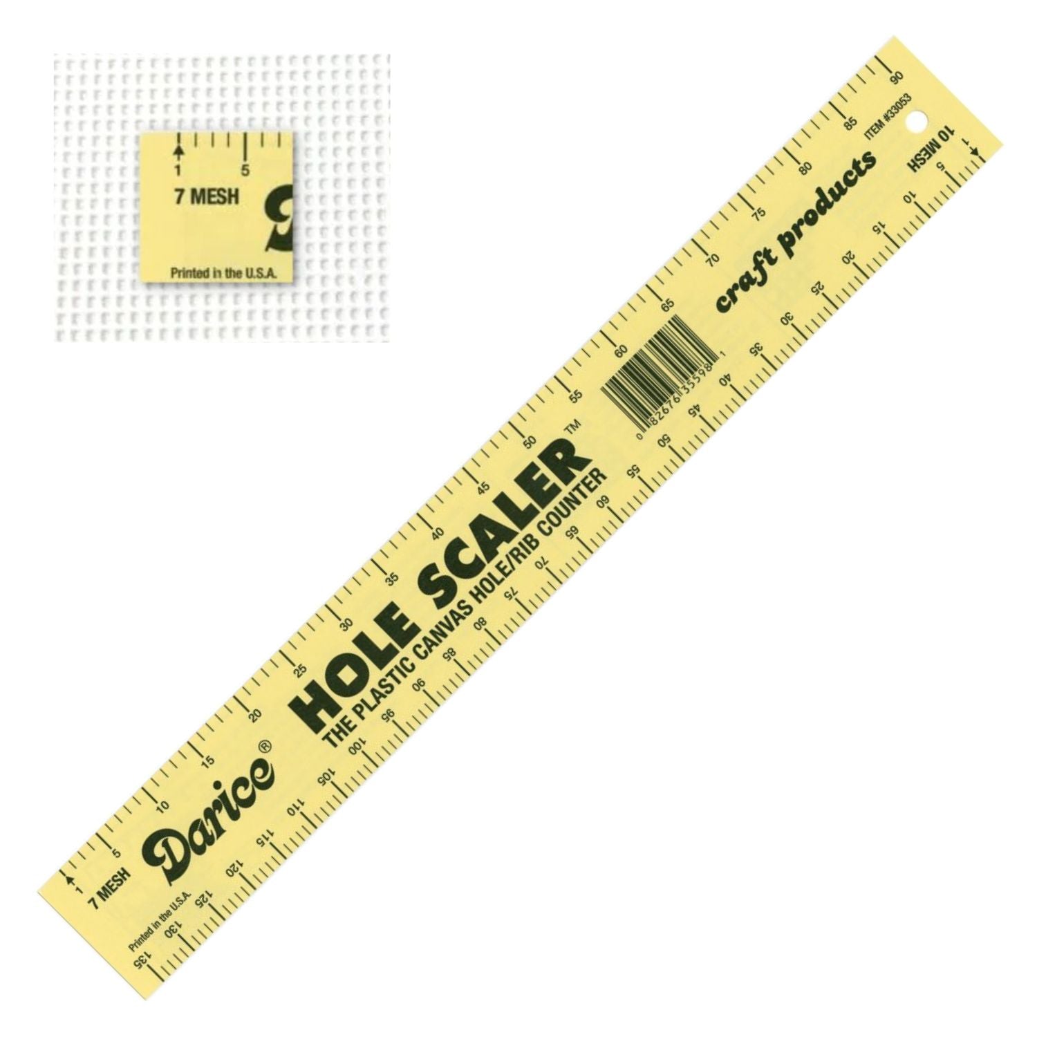 Contador de Agujeros Laminado para Punto de Cruz Herramientas Darice