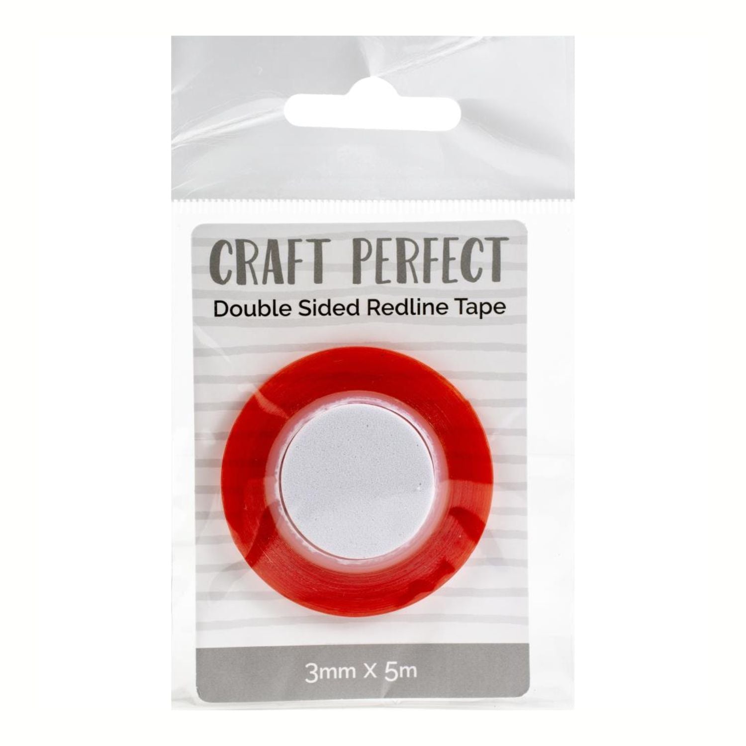 Double-Sided Redline Tape / Cinta Doble Cara 3mm Adhesivos / Pegamentos Craft Perfect