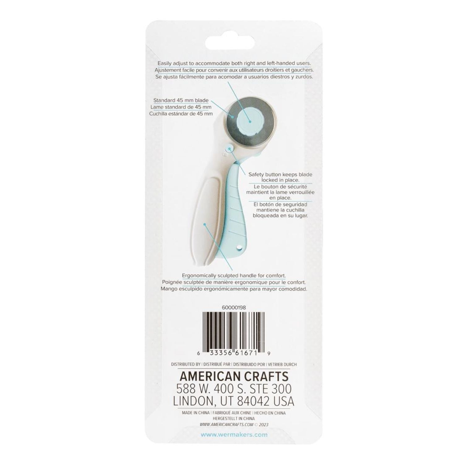 Rotary Cutter 45mm / Cortador Giratorio WeR Tijeras / Cutters We R Makers