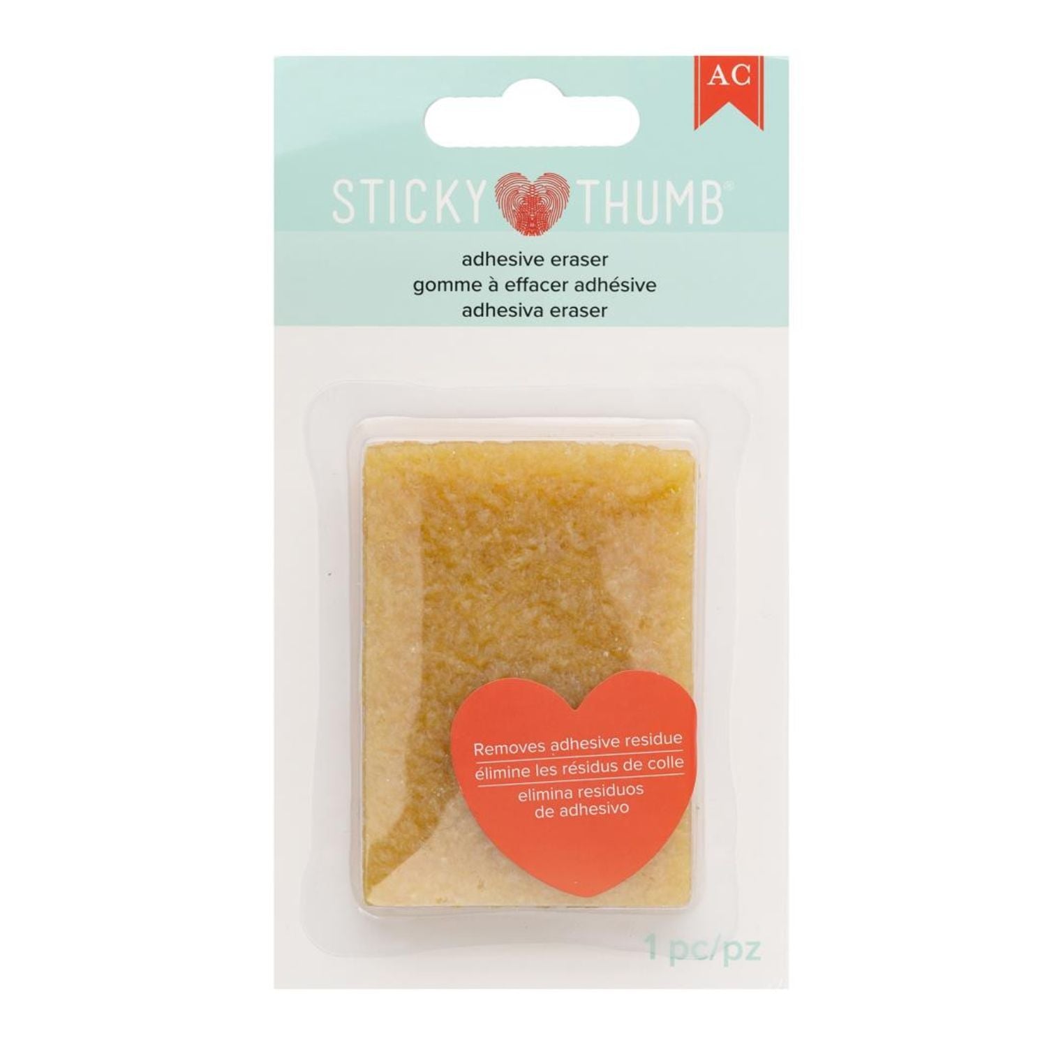 Adhesive Eraser / Borrador Adhesivo Amarillo Adhesivos / Pegamentos Sticky Thumb