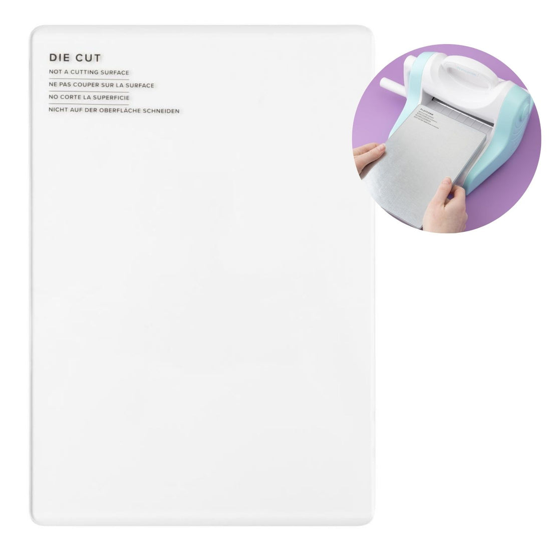 Die Cut Plate Replacement / Reemplazo De Placa Troquelada Revolution Accesorios para Suajadoras Hobbees