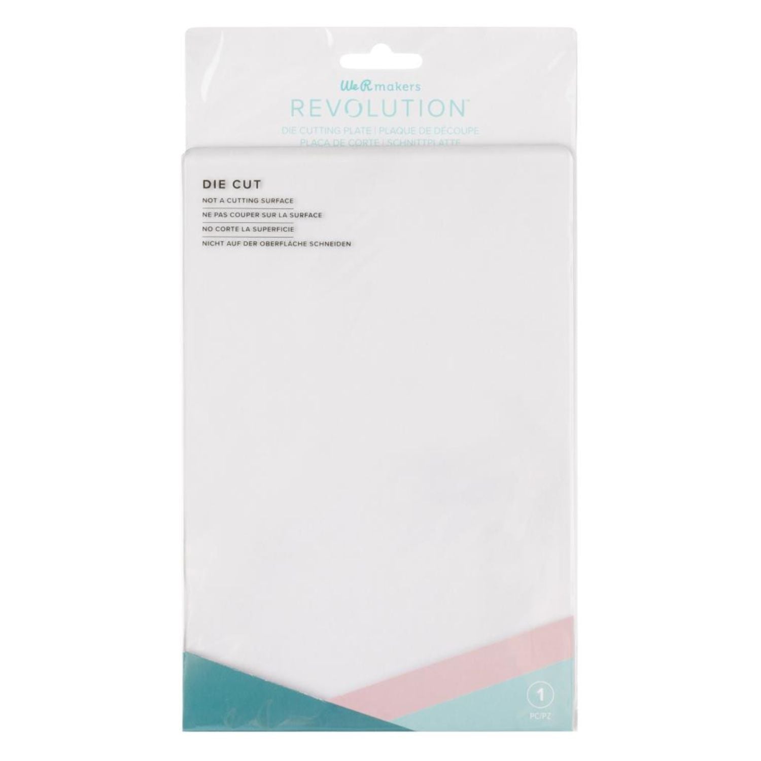 Die Cut Plate Replacement / Reemplazo De Placa Troquelada Revolution Accesorios para Suajadoras Hobbees