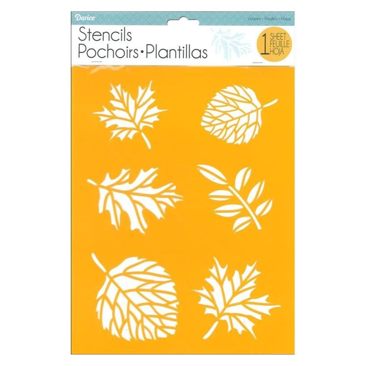 Leaf Stencil / Esténcil de Hojas de Arbol Esténciles / Plantillas Darice