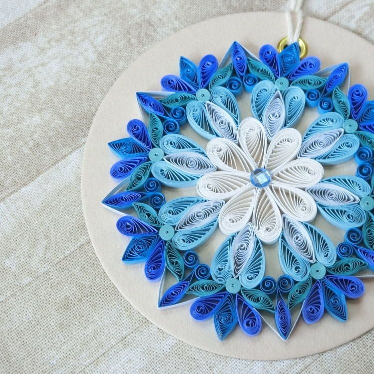 Tiras de Papel para Filigrana 5mm Azul Claro Filigrana Hobbees