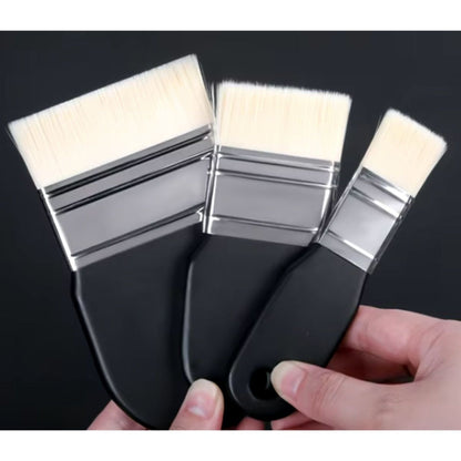 Brocha Plana para Aplicar Pintura y Medios 7.5cm Pinceles y Brochas Novelty