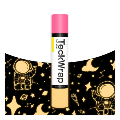 Glow In the Dark Vinyl Pink / Vinil Adhesivo Brilla en la Obscuridad Rosa Viniles Teckwrap