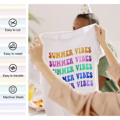 Simple Gray Metallic Pearlescent HTV / Vinil Termoadhesivo Perlado Metálico Gris Viniles Teckwrap