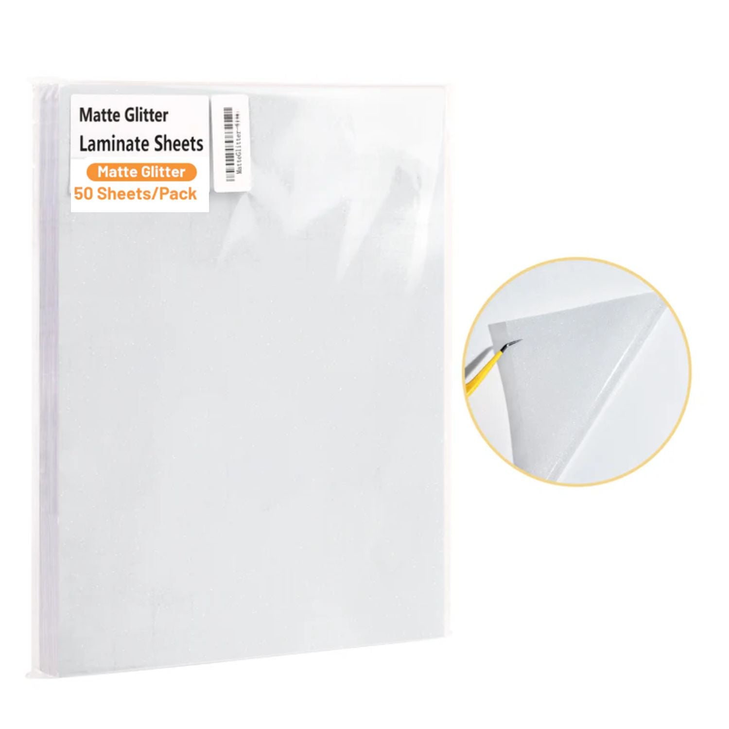 Laminate Sheets Matte Glitter / 50 Hojas Laminado Autoadhesivo Matte Glitter Acetato y Especializados Teckwrap