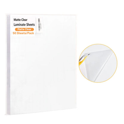 Laminate Sheets Matte / 50 Hojas Laminado Autoadhesivo Matte Acetato y Especializados Teckwrap