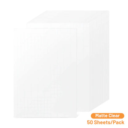 Laminate Sheets Matte / 50 Hojas Laminado Autoadhesivo Matte Acetato y Especializados Teckwrap