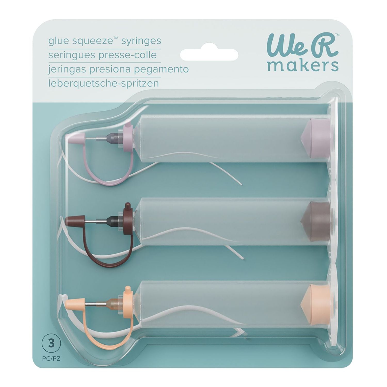 Syringes Glue Squeeze / Jeringas Repuesto Presiona Pegamento We R Adhesivos / Pegamentos We R Makers