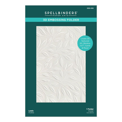 3D Embossing Folder Leafy / Folder de Relieve 3D Enredaderas Folders de Grabado Spellbinders