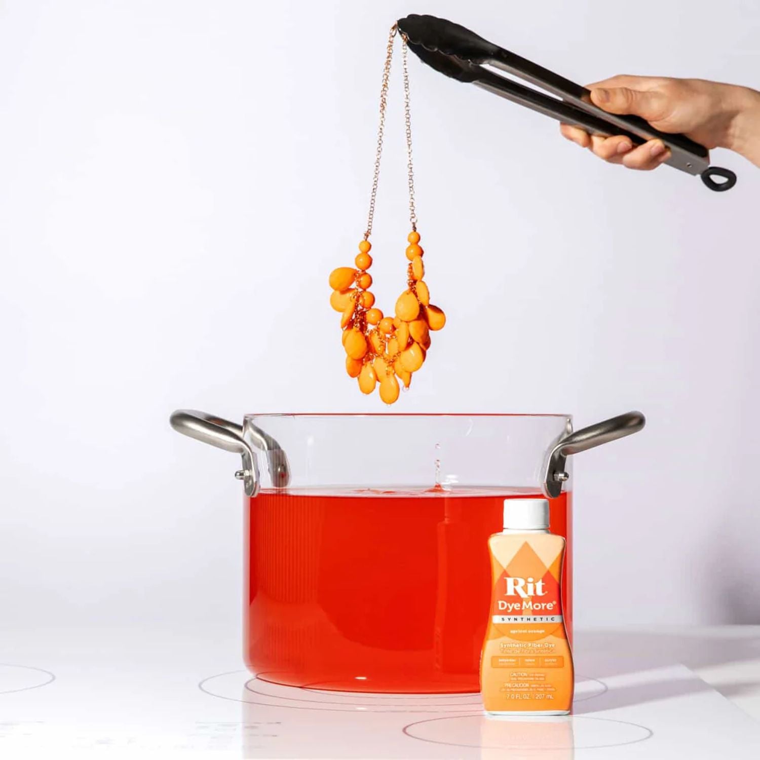 Rit DyeMore Synthetic Apricot Orange / Líquido Para Teñir Albaricoque Naranja Pintura para Tela Rit