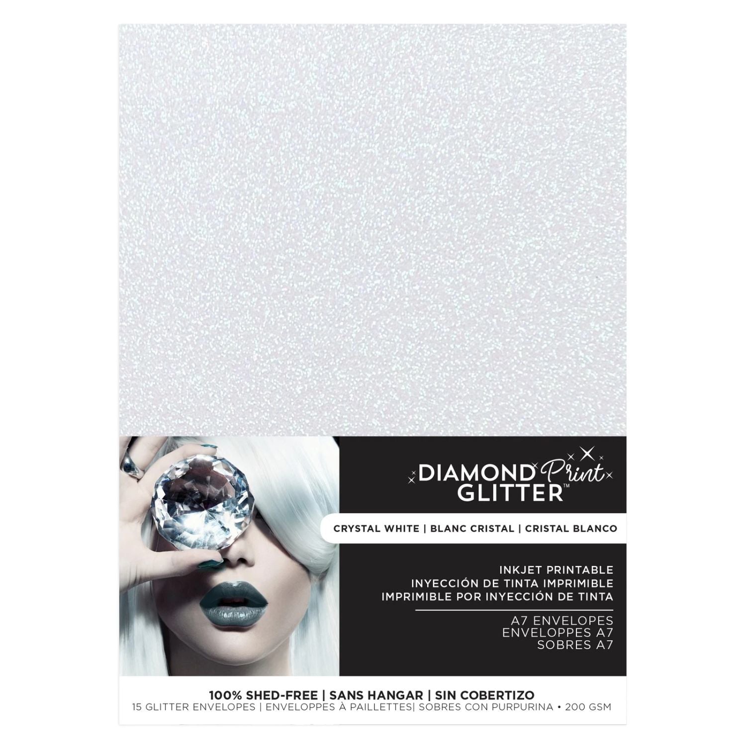 Inkjet Printable Glitter Envelopes A7 / Sobres Glitter Imprimibles Papel Harmony Paper
