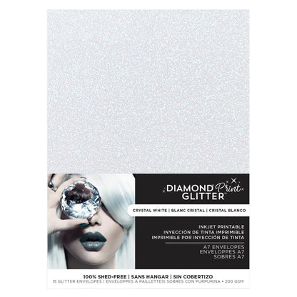Inkjet Printable Glitter Envelopes A7 / Sobres Glitter Imprimibles Papel Harmony Paper
