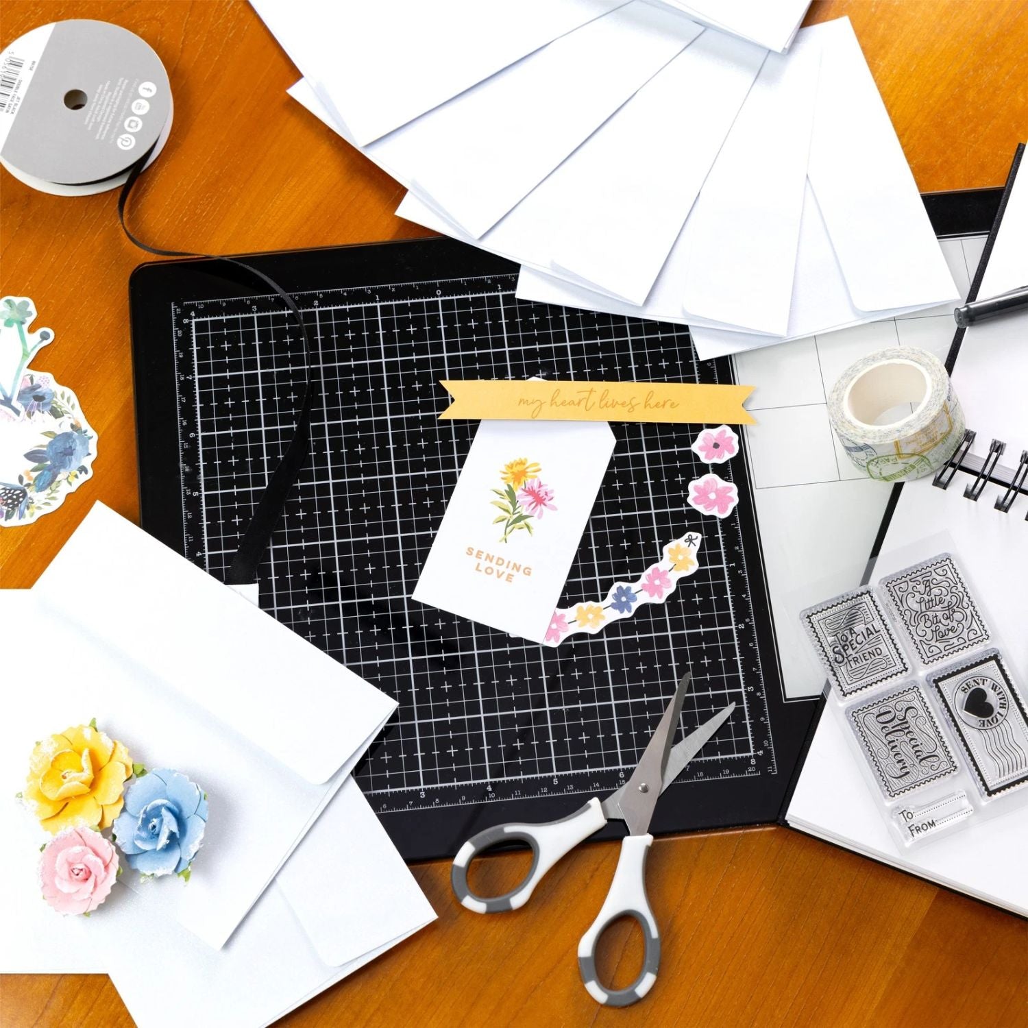 Inkjet Printable Glitter Envelopes A7 / Sobres Glitter Imprimibles Papel Harmony Paper
