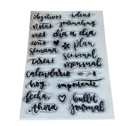 Set De Sellos Bullet Journal Sellos Hobbees