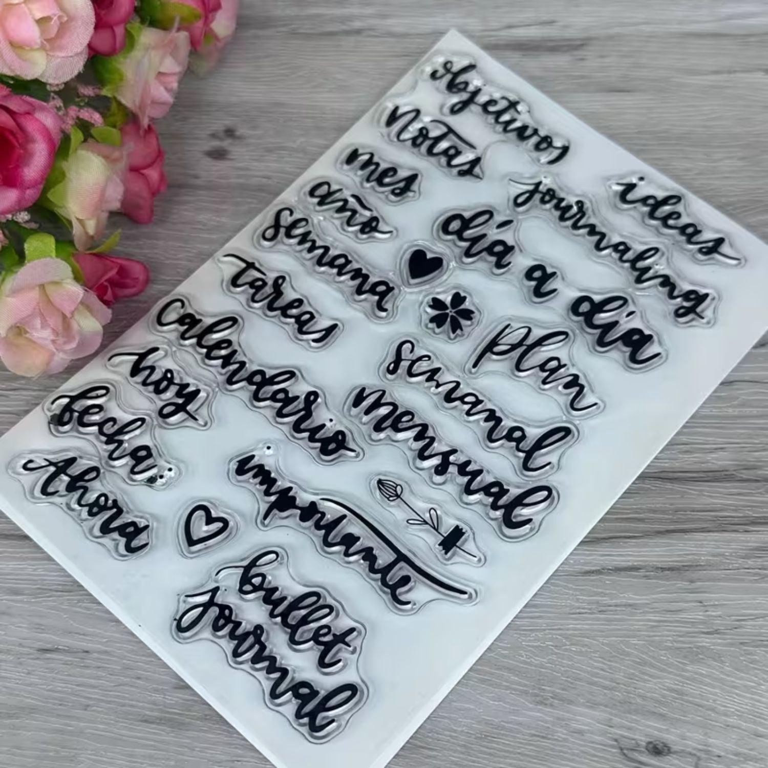 Set De Sellos Bullet Journal Sellos Hobbees