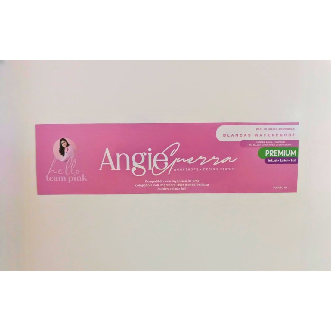 Vinil Imprimible Premium Blanco Impermeable Viniles Angie Guerra