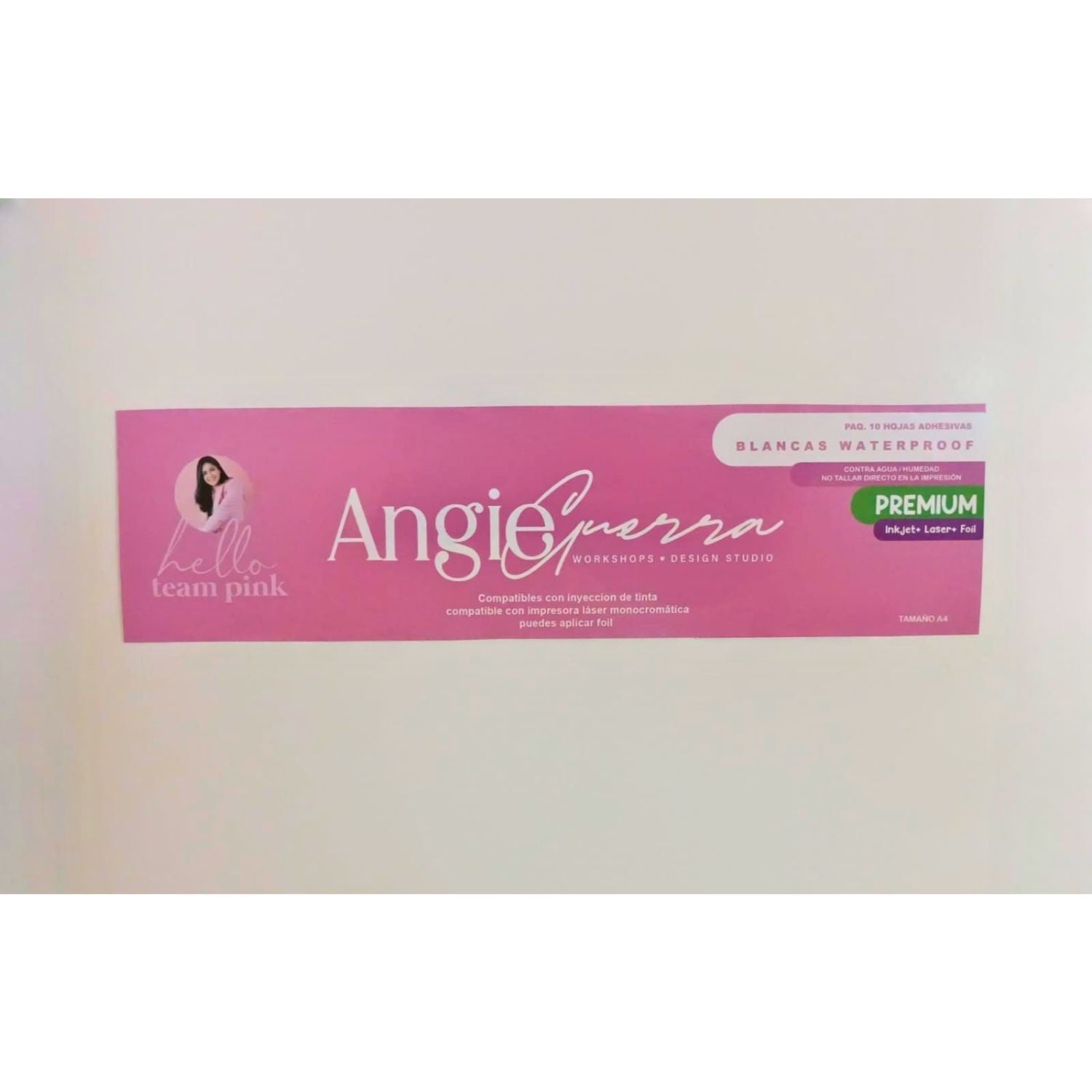 Vinil Imprimible Premium Blanco Impermeable Viniles Angie Guerra