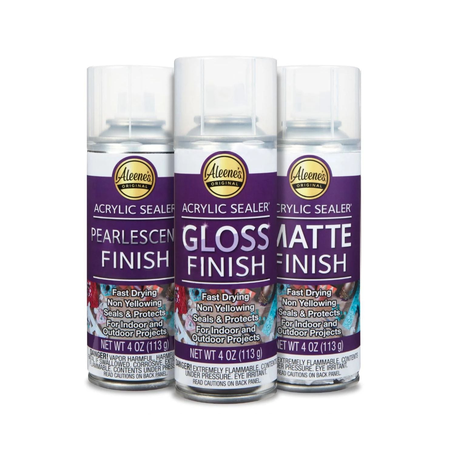 Spray Acrylic Sealer / 3 Selladores Acrílicos En Aerosol Adhesivos / Pegamentos Aleene&