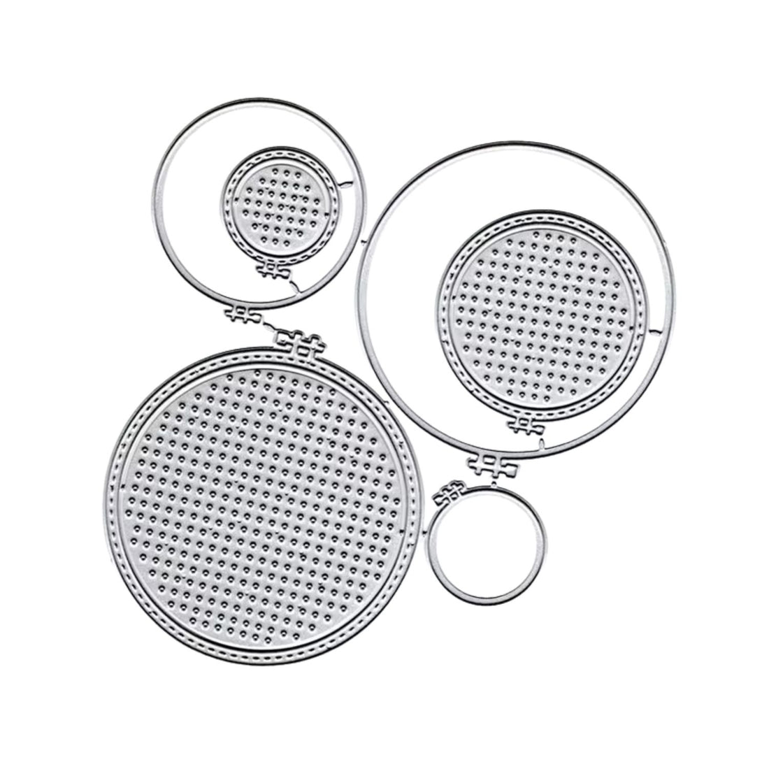 Suajes de Marco Circular y Cuadrillé Punto de Cruz Dados de Corte / Suajes / Troqueles Hobbees