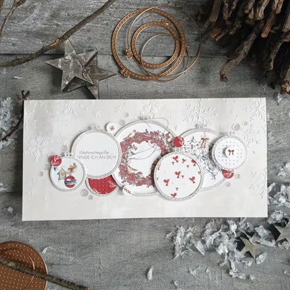 Suajes de Marco Circular y Cuadrillé Punto de Cruz Dados de Corte / Suajes / Troqueles Hobbees