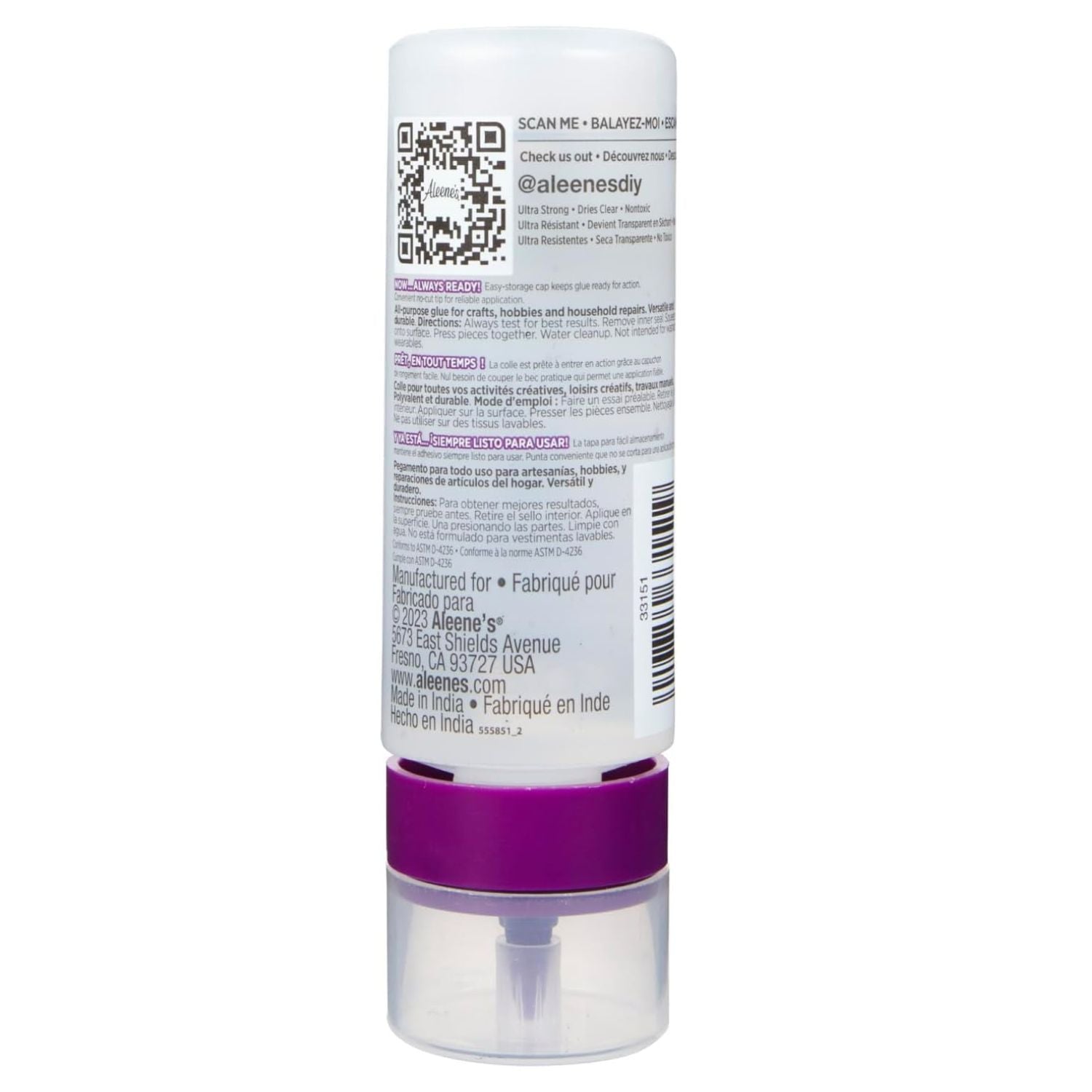 Always Ready Clear Gel Tacky Glue / Pegamento en Gel Siempre Listo Adhesivos / Pegamentos Aleene&