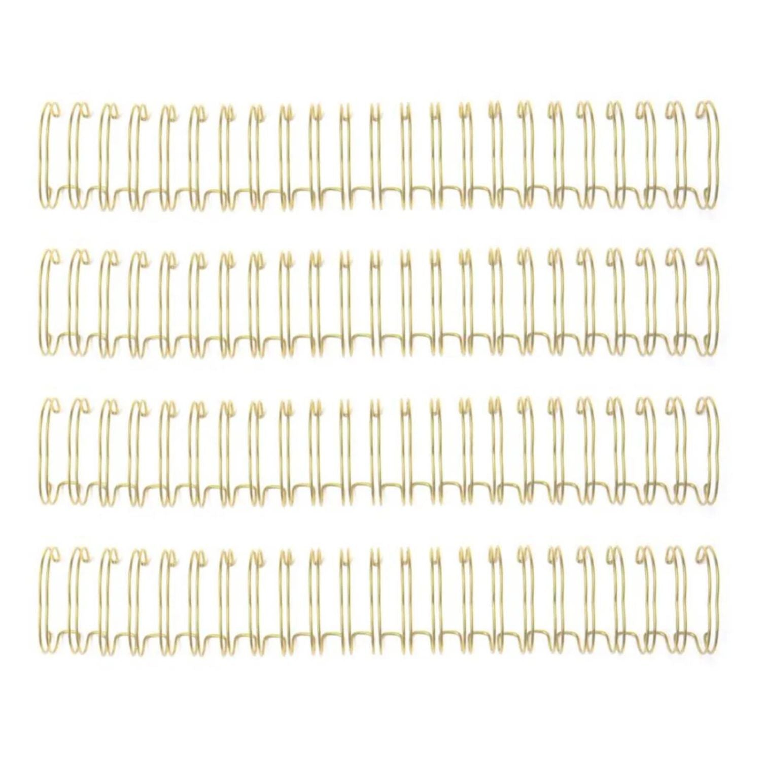Cinch Wires Gold .75" / 4 Arillos Dorados 3/4" Arillos para Engargolar We R Memory Keepers
