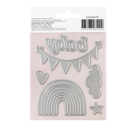 Hello Little Girl Metal Die Set / Juego de Suajes Dados de Corte / Suajes / Troqueles American Crafts