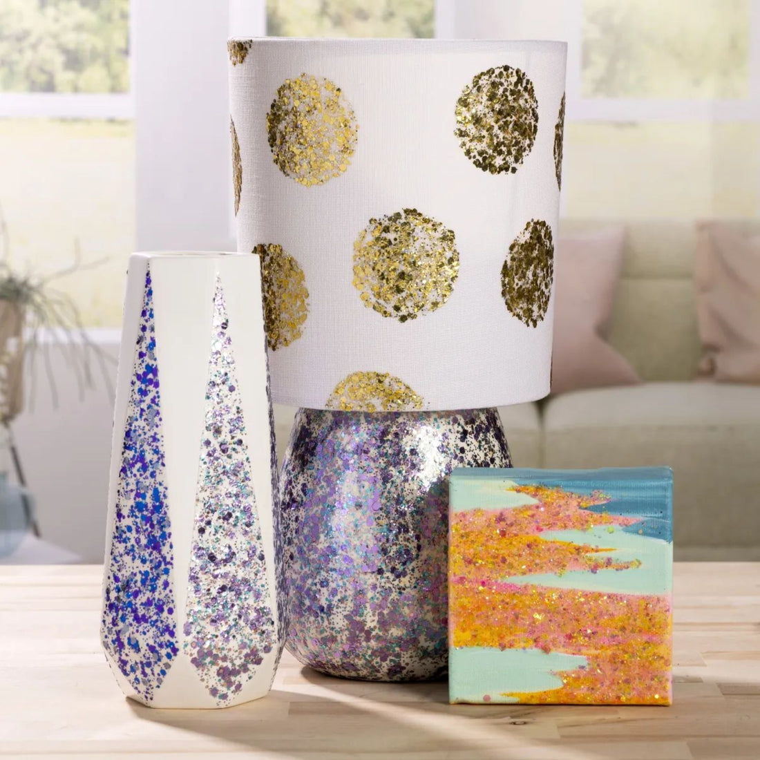 FolkArt Glitterific Paint Silver / Pintura Acrílica con Glitter Acrìlicos Plaid