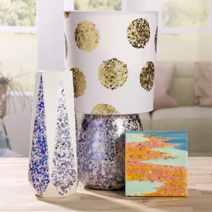 FolkArt Glitterific Paint Silver / Pintura Acrílica con Glitter Acrìlicos Plaid