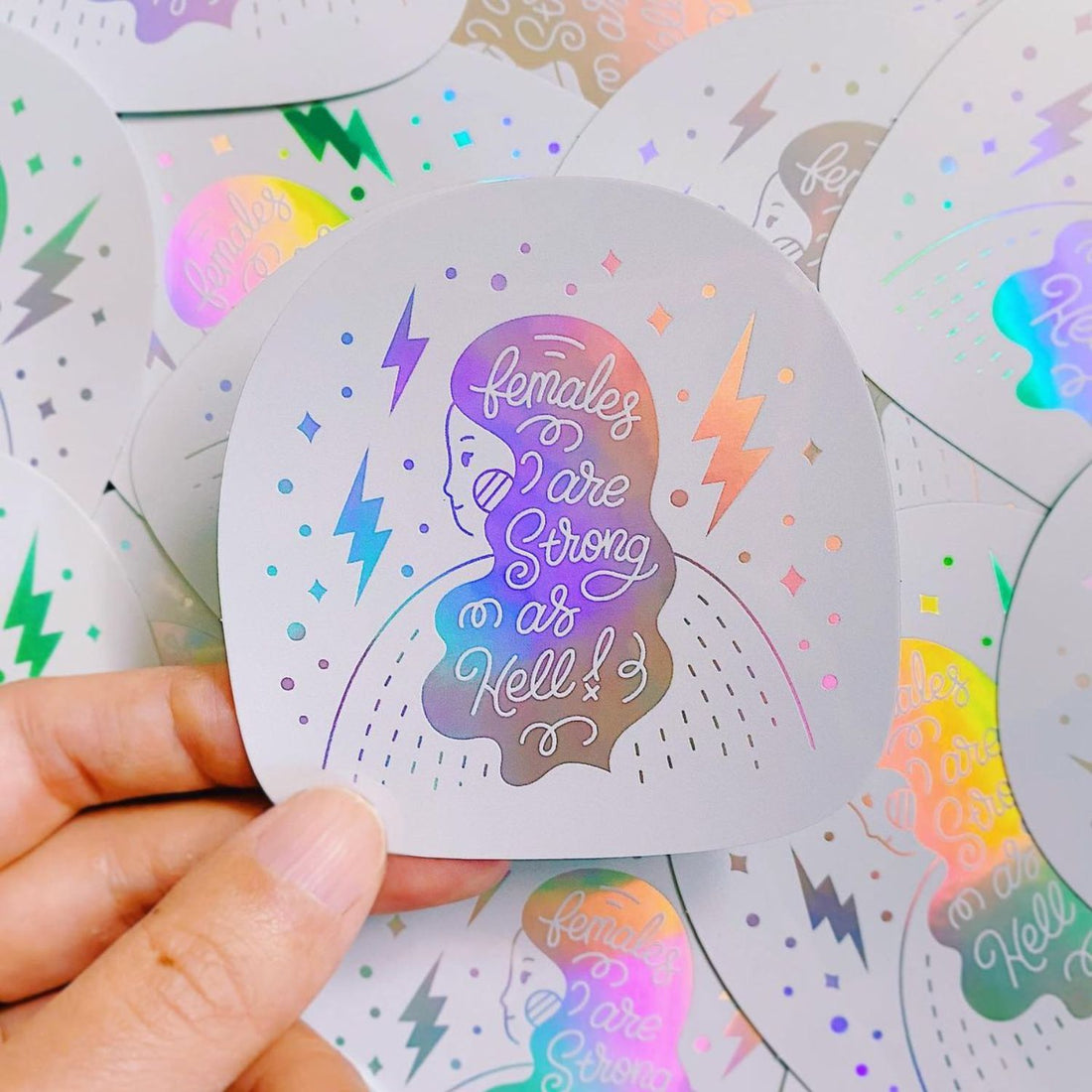 Foil para Tinta Toner Plata Holografica 10m. Foil Reactivo Angie Guerra