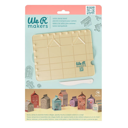 Stamp Board &amp; Stamps / Tabla Para Estampado Herramientas We R Makers