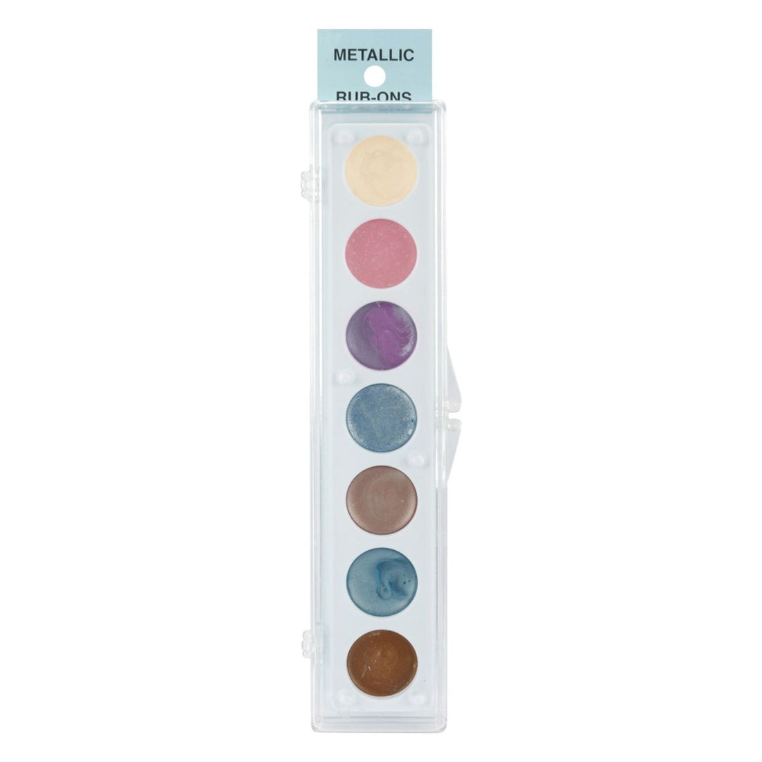 Metallic Rub-On Paint Palette 3 / Paleta de Pintura Metálica para Frotar Pintura y Medios Mixtos Craft T Products