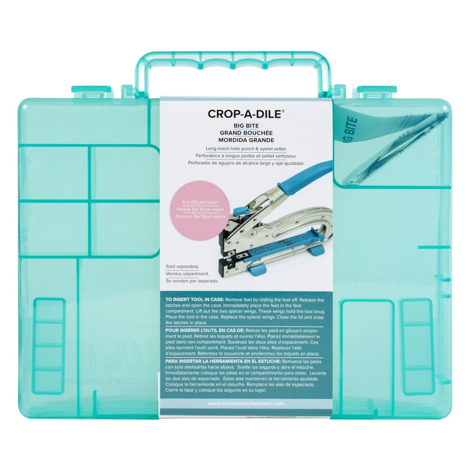 Crop-a-dile Big Bite Case / Estuche para Perforadora de Ojillos Almacenamiento y Organización We R Memory Keepers