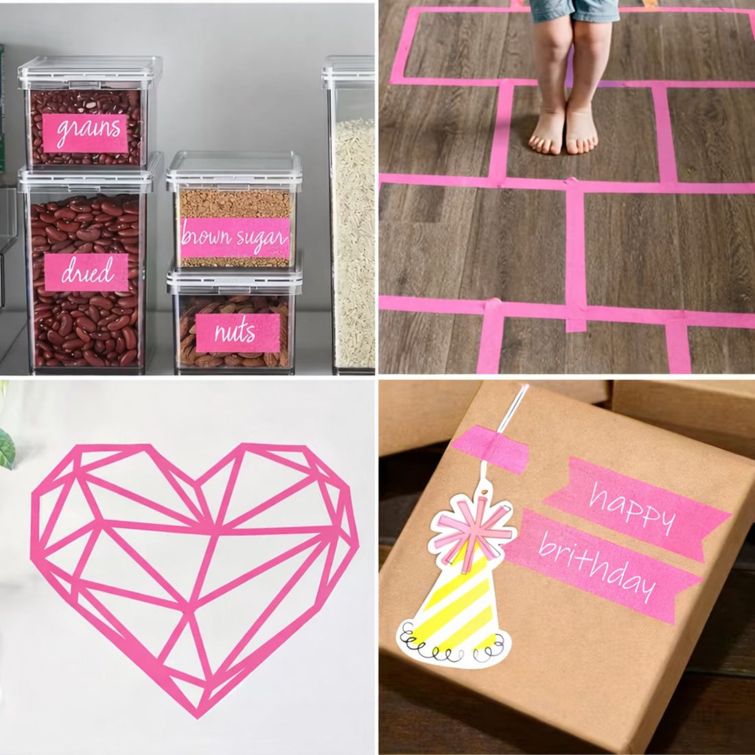 Masking Tape Rosa 20 m Adhesivos / Pegamentos Hobbees