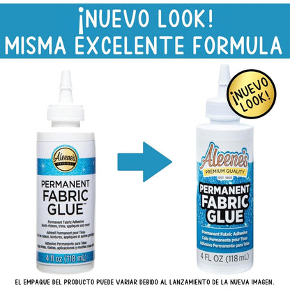 Permanent Fabric Glue / Pegamento Permanente Para Telas Adhesivos / Pegamentos Aleene&