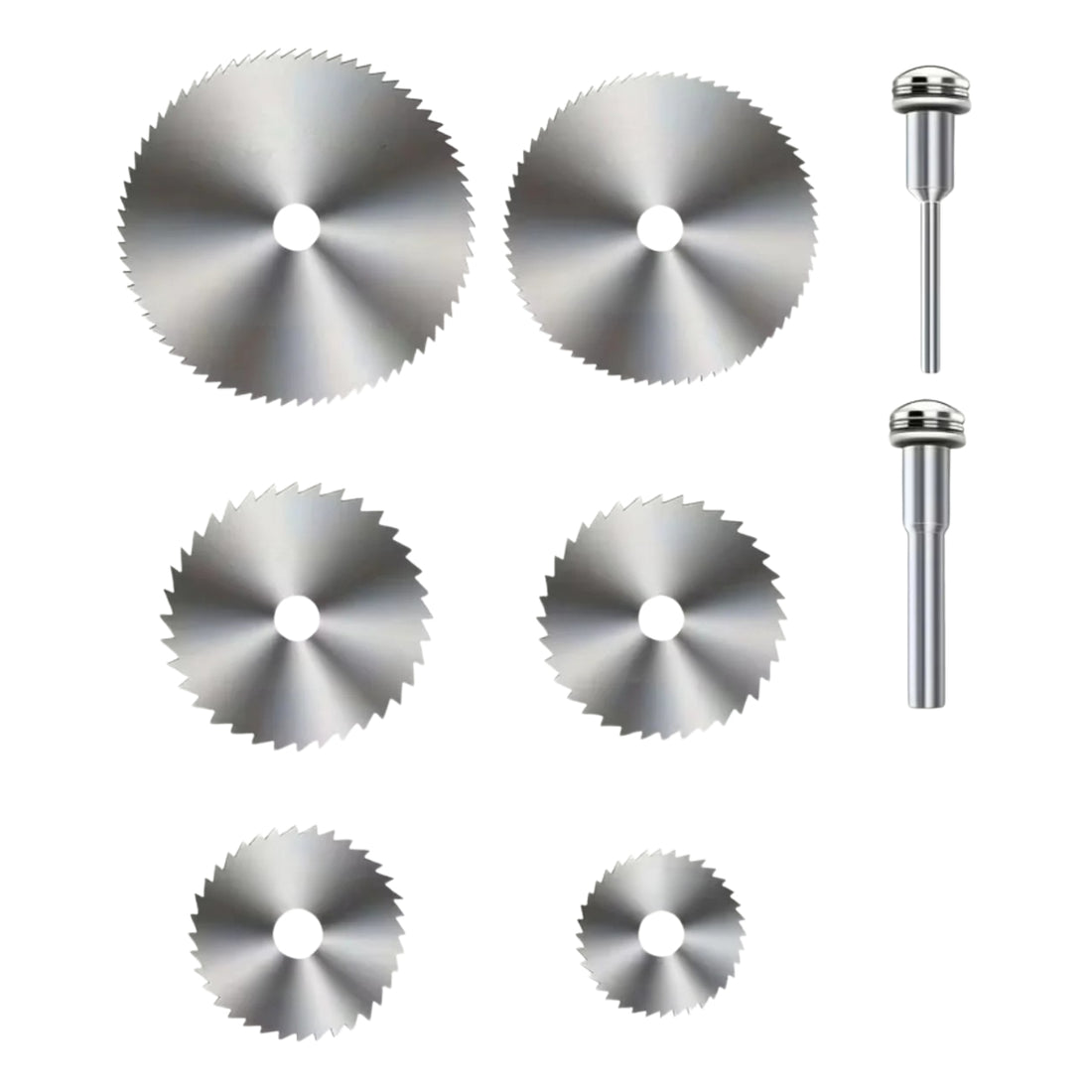 6 Hojas de Sierra HSS para Taladro y Herramienta Rotativa Accesorios Hobbees