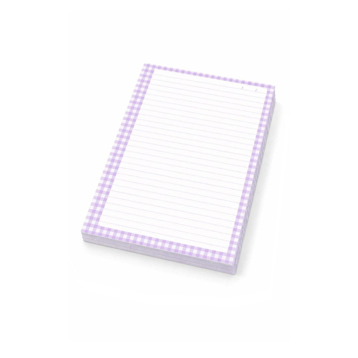 100 Hojas Interiores 1/4 Carta Cuadros Lila Encuadernacion Crazy Crafts