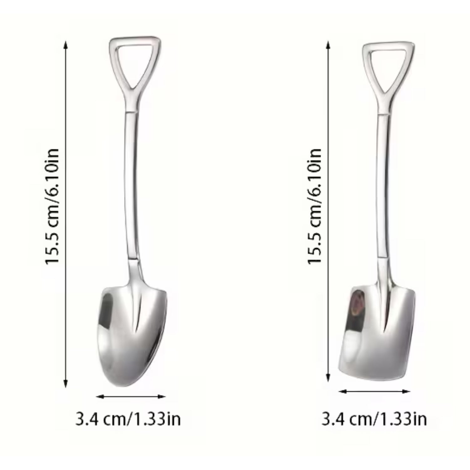 Par de Cucharas con Forma de Pala Herramientas Hobbees
