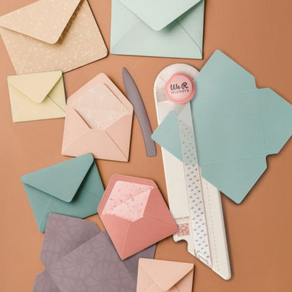 Envelope Punch Up / Tabla Perforadora Para Hacer Sobres Con Guías Herramientas We R Makers