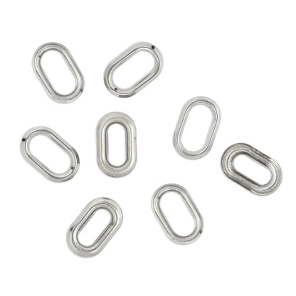 Silver Oval Eyelets / Ojillos Ovalados Plateados Eyelets, Ojilos We R Makers