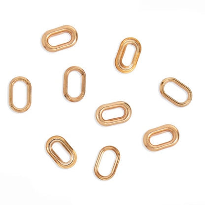 Gold Oval Eyelets / Ojillos Ovalados Dorados Eyelets, Ojilos We R Makers