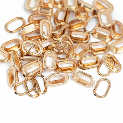 Gold Oval Eyelets / Ojillos Ovalados Dorados Eyelets, Ojilos We R Makers