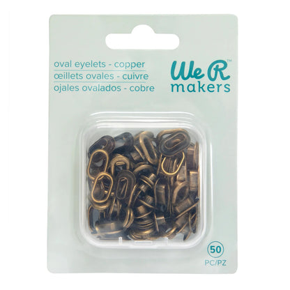 Copper Oval Eyelets / Ojillos Ovalados Cobre Eyelets, Ojilos We R Makers