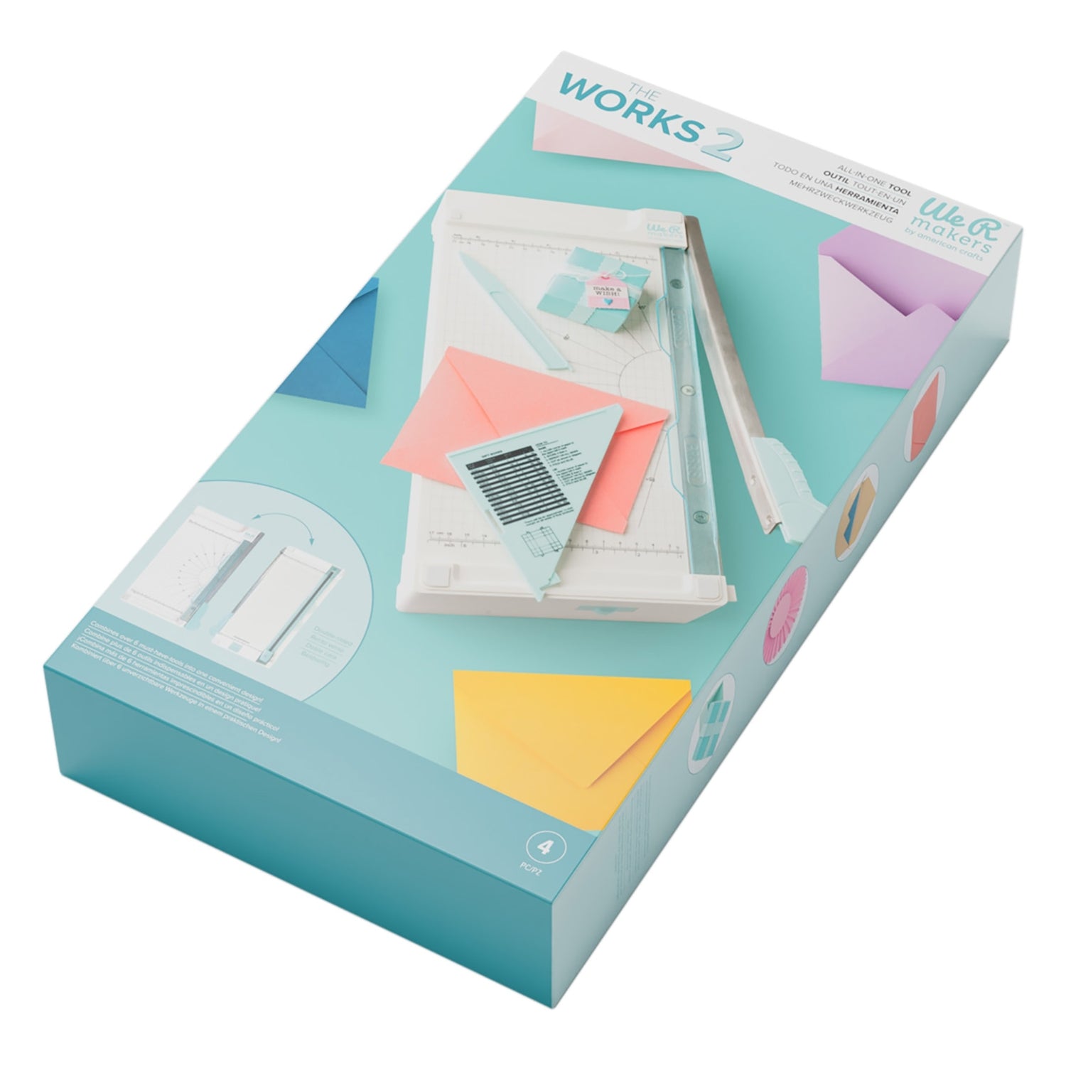 Craft Tool The Works 2 / Tabla Multifuncional 5 en 1 Herramientas We R Makers