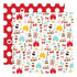 Happy Place Double Sided Paper / Papel Doble Cara Mickey 12" Papel, Hojas Sueltas Echo Park