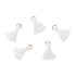 10 Mini Borlas Blancas Adornos / Embellishments Hobbees